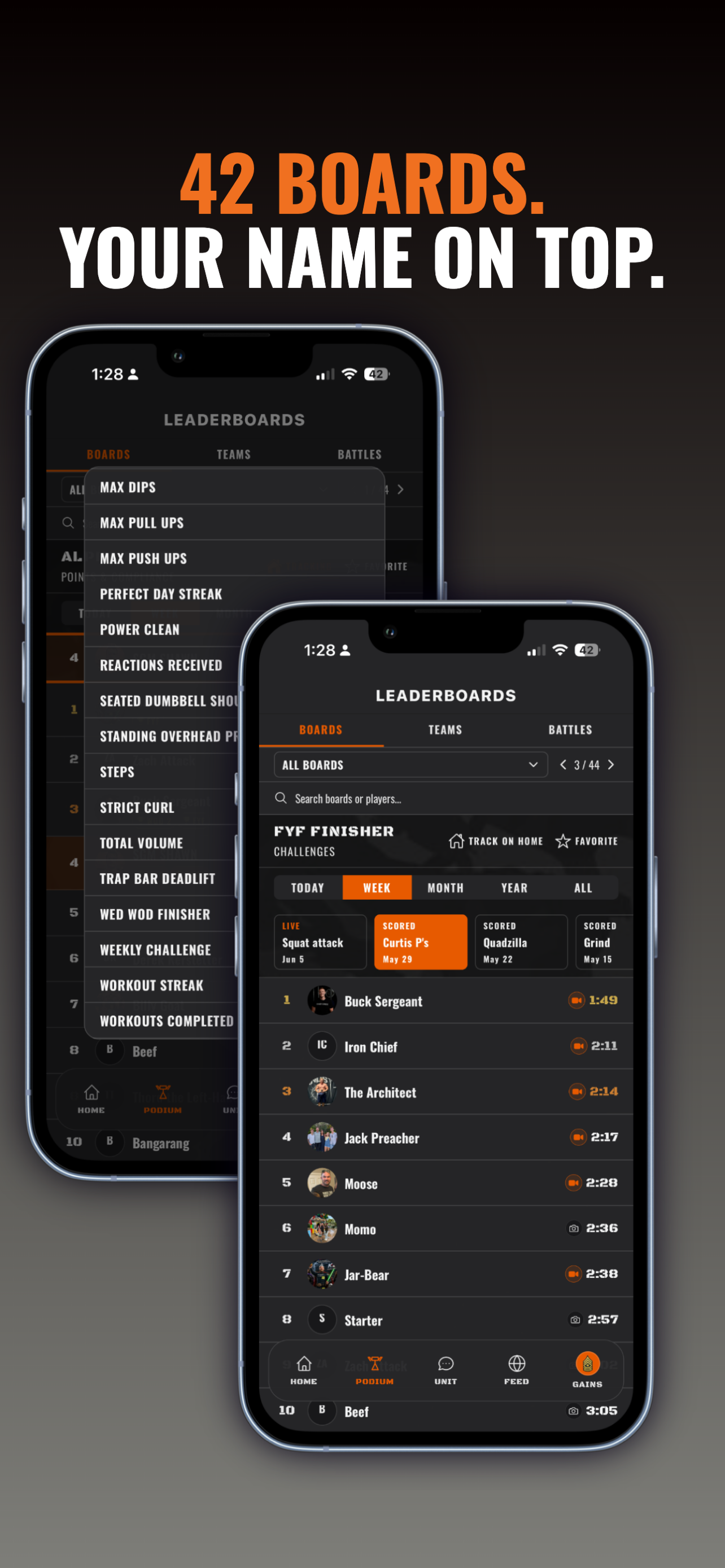 Dad Unit app screenshot