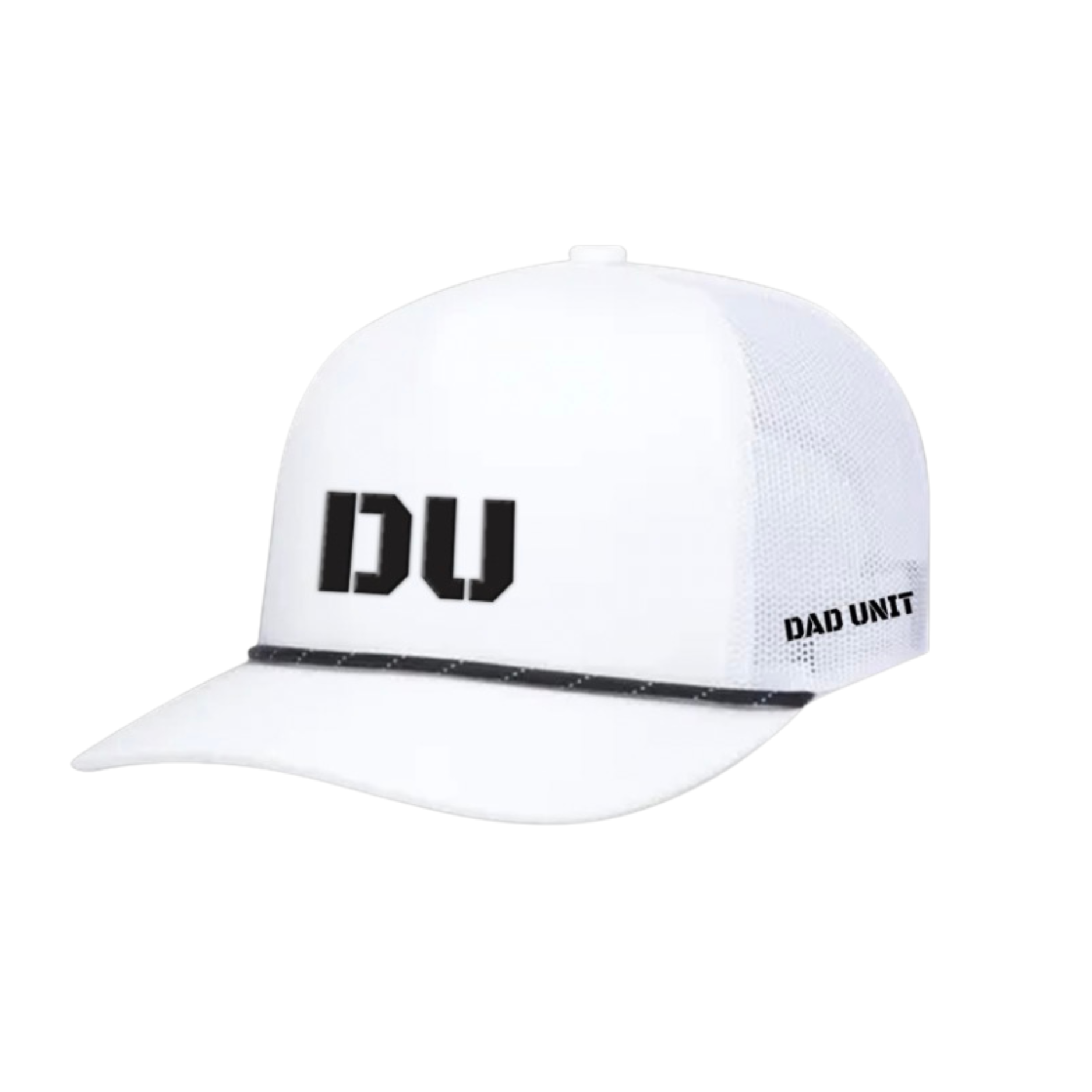 White Dad Unit Hat